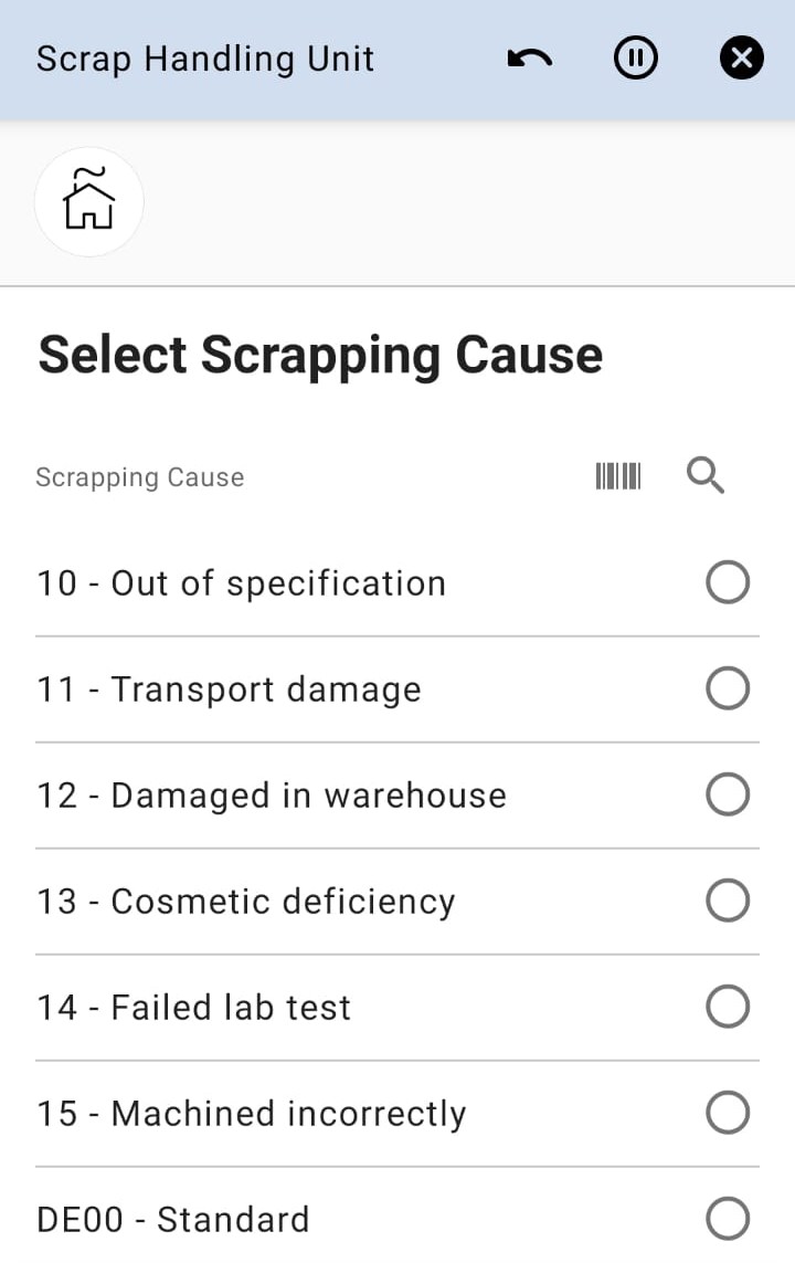 Select Crap Cause