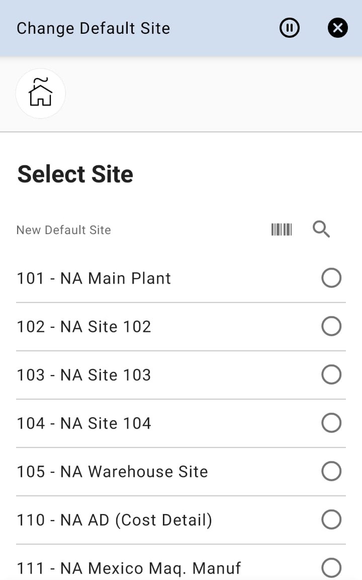 Select Site